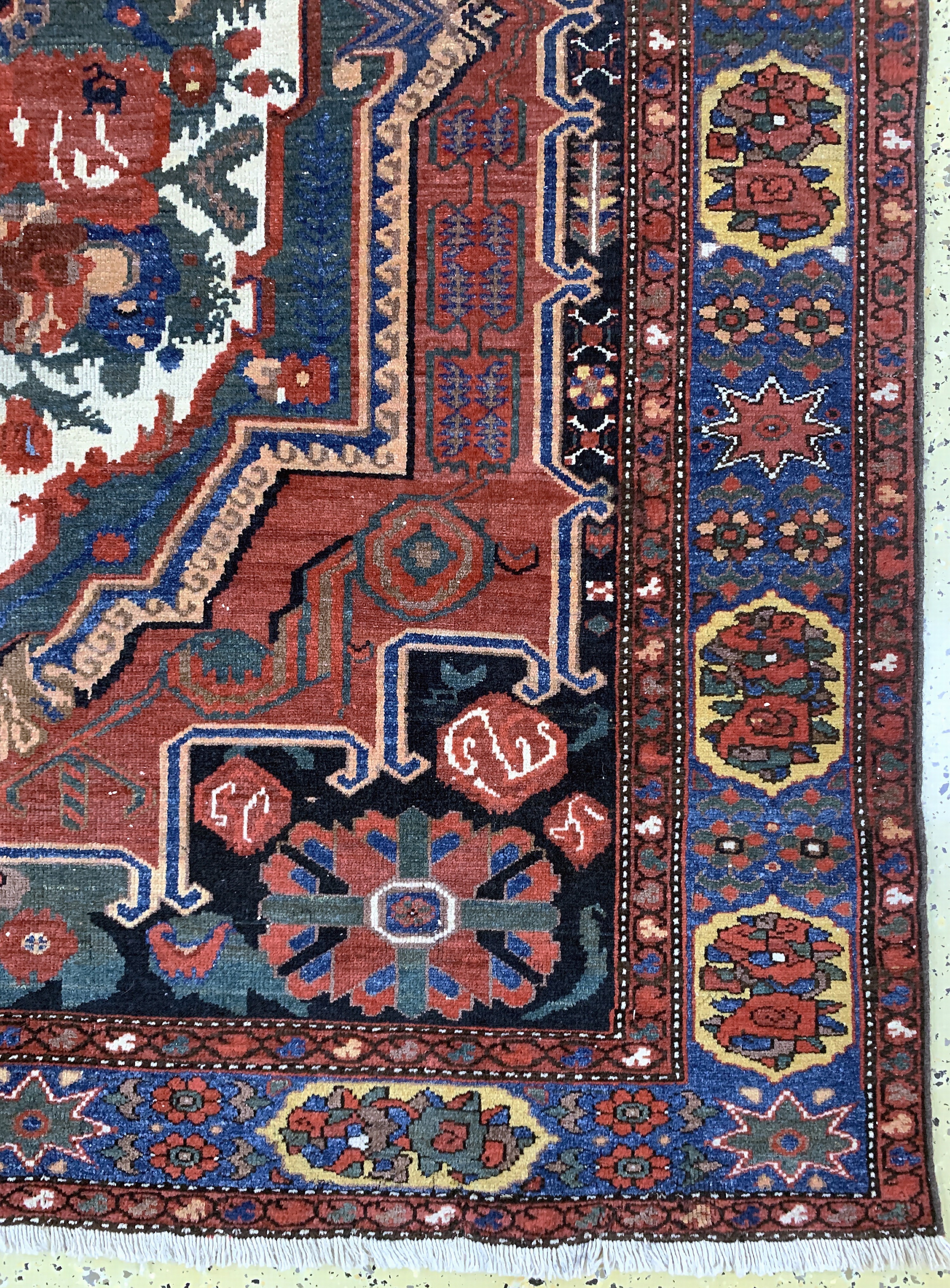 Detail a: Bachtiar"Golfarang", Persien, Anfang 20.Jhd, Wolle auf Baumwolle, ca. 275 x 160 cm,EHZ: 2