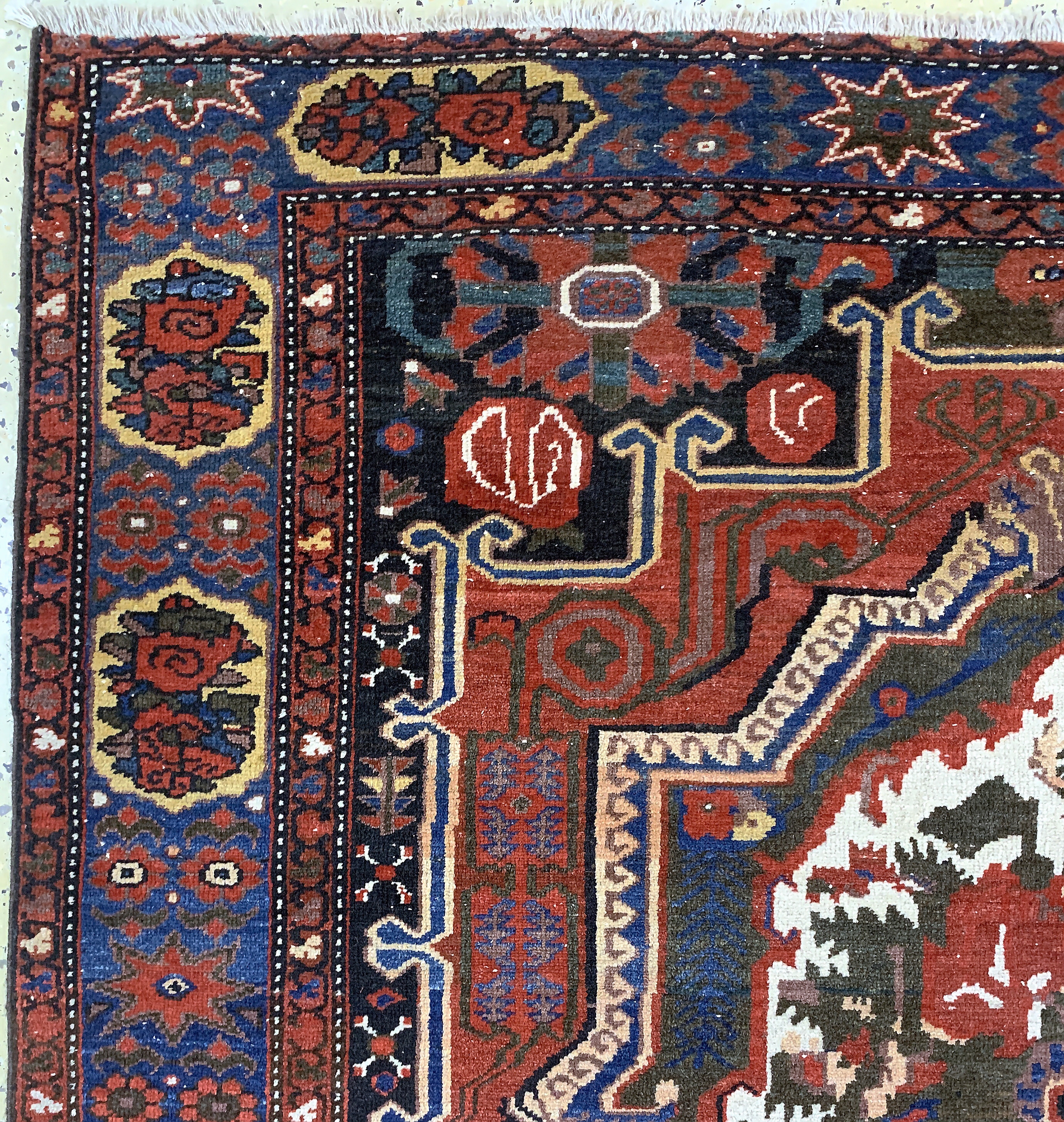 Detail c: Bachtiar"Golfarang", Persien, Anfang 20.Jhd, Wolle auf Baumwolle, ca. 275 x 160 cm,EHZ: 2