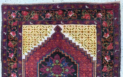 27142315a - Karabagh Kazak alt, Kaukasus, Anfang 20.Jhd, Wolle auf Wolle, ca. 222 x 137 cm, EHZ: 2 ...