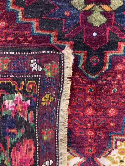 27142315e - Karabagh Kazak alt, Kaukasus, Anfang 20.Jhd, Wolle auf Wolle, ca. 222 x 137 cm, EHZ: 2 ...