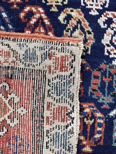 27142320h - Karabagh Kazak antique, Caucasus, 19th century, wool on wool, approx. 305 x 113 cm, ...