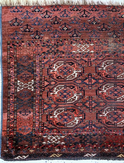 27142325a - Konvolut aus 2 Torba & 2 Tschowal, antik, Turkmenistan, 19.Jhd, Wolle auf Wolle, ca. 145 ...