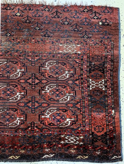 27142325b - Konvolut aus 2 Torba & 2 Tschowal, antik, Turkmenistan, 19.Jhd, Wolle auf Wolle, ca. 145 ...