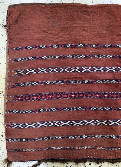 27142325e - Konvolut aus 2 Torba & 2 Tschowal, antik, Turkmenistan, 19.Jhd, Wolle auf Wolle, ca. 145 ...