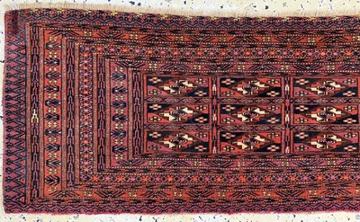 27142325h - Konvolut aus 2 Torba & 2 Tschowal, antik, Turkmenistan, 19.Jhd, Wolle auf Wolle, ca. 145 ...