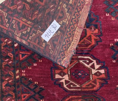 27142336d - Tschowal antik, Turkmenistan, 19.Jhd, Wolleauf Wolle, ca. 150 x 90 cm, EHZ: 3 ...