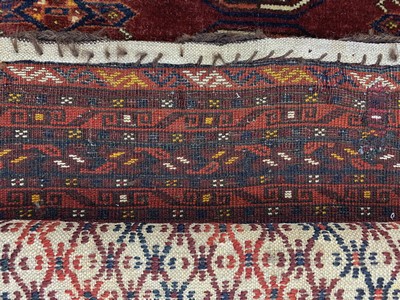 27142337f - Tschowal antik, Turkmenistan, um 1900, Wolle auf Wolle, ca. 160 x 100 cm, EHZ: 3 ...