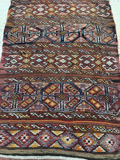 27142345d - Sumakh Sackfront, Türkei, Anfang 20.Jhd, Wolle auf Wolle, ca. 120 x 82 cm, EHZ: 2 ...