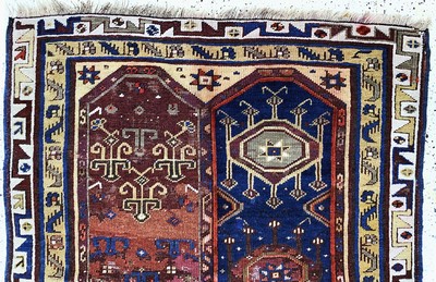 27142352a - Mucur antik, Türkei, 19.Jhd, Wolle auf Wolle, ca. 160 x 126 cm, EHZ: 3(restauriert) ...