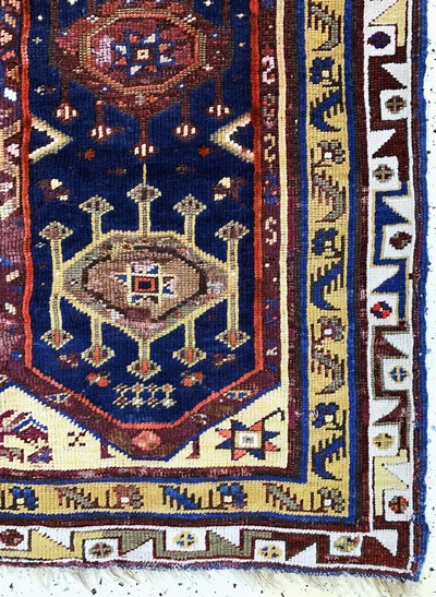 27142352c - Mucur antik, Türkei, 19.Jhd, Wolle auf Wolle, ca. 160 x 126 cm, EHZ: 3(restauriert) ...