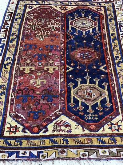27142352e - Mucur antik, Türkei, 19.Jhd, Wolle auf Wolle, ca. 160 x 126 cm, EHZ: 3(restauriert) ...