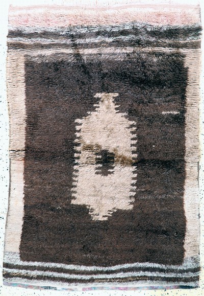 Image #´Tülü#´ sleeping carpet, Turkey, early 20th century, wool on wool, approx. 185 x 125 ...