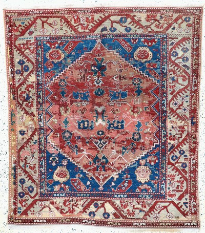 Image Kula antique, Turkey, 19th century, wool on wool, approx. 170 x 150 cm, condition: 2-3, ...