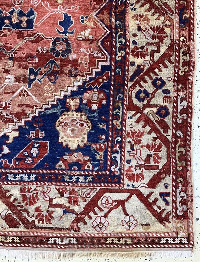 27142368a - Kula antique, Turkey, 19th century, wool on wool, approx. 170 x 150 cm, condition: 2-3, ...