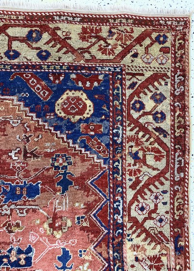 27142368d - Kula antique, Turkey, 19th century, wool on wool, approx. 170 x 150 cm, condition: 2-3, ...