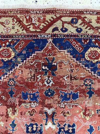 27142368e - Kula antique, Turkey, 19th century, wool on wool, approx. 170 x 150 cm, condition: 2-3, ...