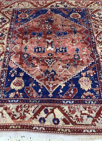 27142368g - Kula antique, Turkey, 19th century, wool on wool, approx. 170 x 150 cm, condition: 2-3, ...