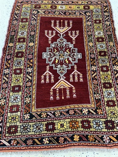 27142370d - Melas alt, Türkei, Anfang 20.Jhd, Wolle aufWolle, ca. 160 x 115 cm, EHZ: 2, ...