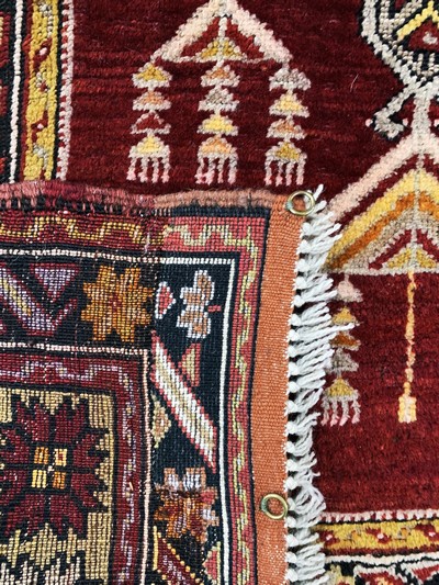 27142370e - Melas alt, Türkei, Anfang 20.Jhd, Wolle aufWolle, ca. 160 x 115 cm, EHZ: 2, ...