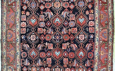 27142383b - Shahsawan, Persien, Mitte 20.Jhd, Wolle aufBaumwolle, ca. 206 x 136 cm, EHZ: 2 ...