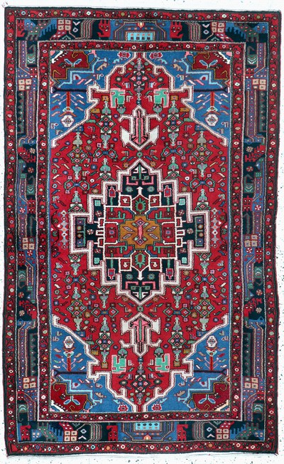 Image Toyserkan, Persia, mid-20th century, wool on cotton, approx. 210 x 133 cm, condition: 2. ...