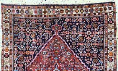 27142390a - Bidjar, Persien, Mitte 20.Jhd, Wolle auf Baumwolle, ca. 150 x 116 cm, EHZ: 2 ...
