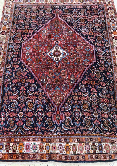 27142390d - Bidjar, Persien, Mitte 20.Jhd, Wolle auf Baumwolle, ca. 150 x 116 cm, EHZ: 2 ...