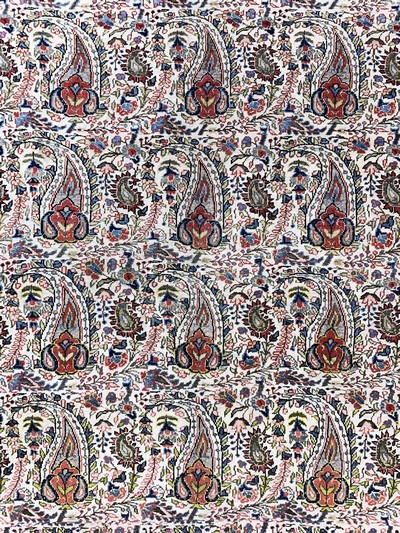27142392c - Ghom Kork, Persien, Anfang 20.Jhd, Korkwolle aud Baumwolle, ca. 220 x 140 cm, EHZ: 2-3 ...