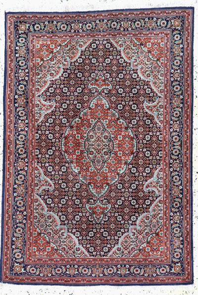 Image Tabriz fine(50 Raj), Persia, mid-20th century,corkwool with silk, approx. 150 x 105 cm, ...