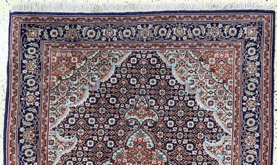 27142448a - Täbriz fein(50 Raj), Persien, Mitte 20.Jhd,Korkwolle mit Seide, ca. 150 x 105 cm, ca. ...