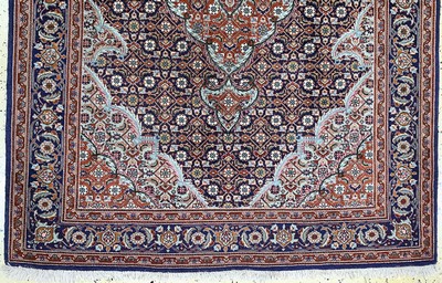 27142448b - Täbriz fein(50 Raj), Persien, Mitte 20.Jhd,Korkwolle mit Seide, ca. 150 x 105 cm, ca. ...