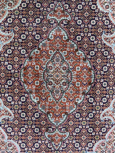 27142448c - Täbriz fein(50 Raj), Persien, Mitte 20.Jhd,Korkwolle mit Seide, ca. 150 x 105 cm, ca. ...
