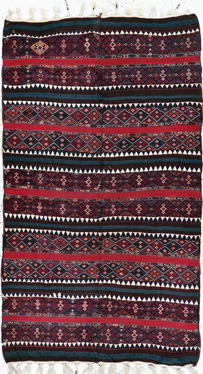 Image Malatia Kilim antique(2 lanes), Turkey, 19th century, wool on wool, approx. 265 x 153 cm, ...