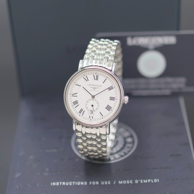 Image LONGINES Présence ungetragene Herrenarmbanduhr Referenz L4.905.4116, Automatik, beids. ...