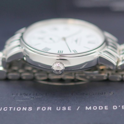 27142494d - LONGINES Présence ungetragene Herrenarmbanduhr Referenz L4.905.4116, Automatik, beids. ...