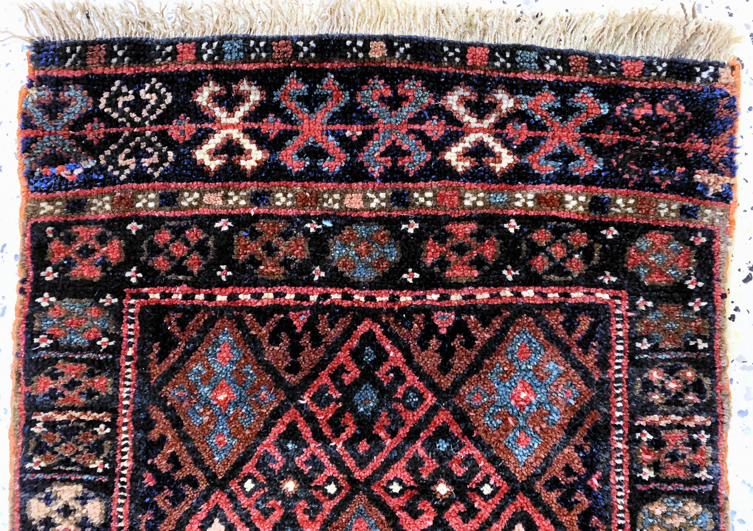 Detail a: 2 Lots Afschar Taschenfront & Jaf, antik, Persien, um 1900, Wolle auf Wolle, ca. 70 x 55 cm & ca. 50 x 50 cm, EHZ: 2