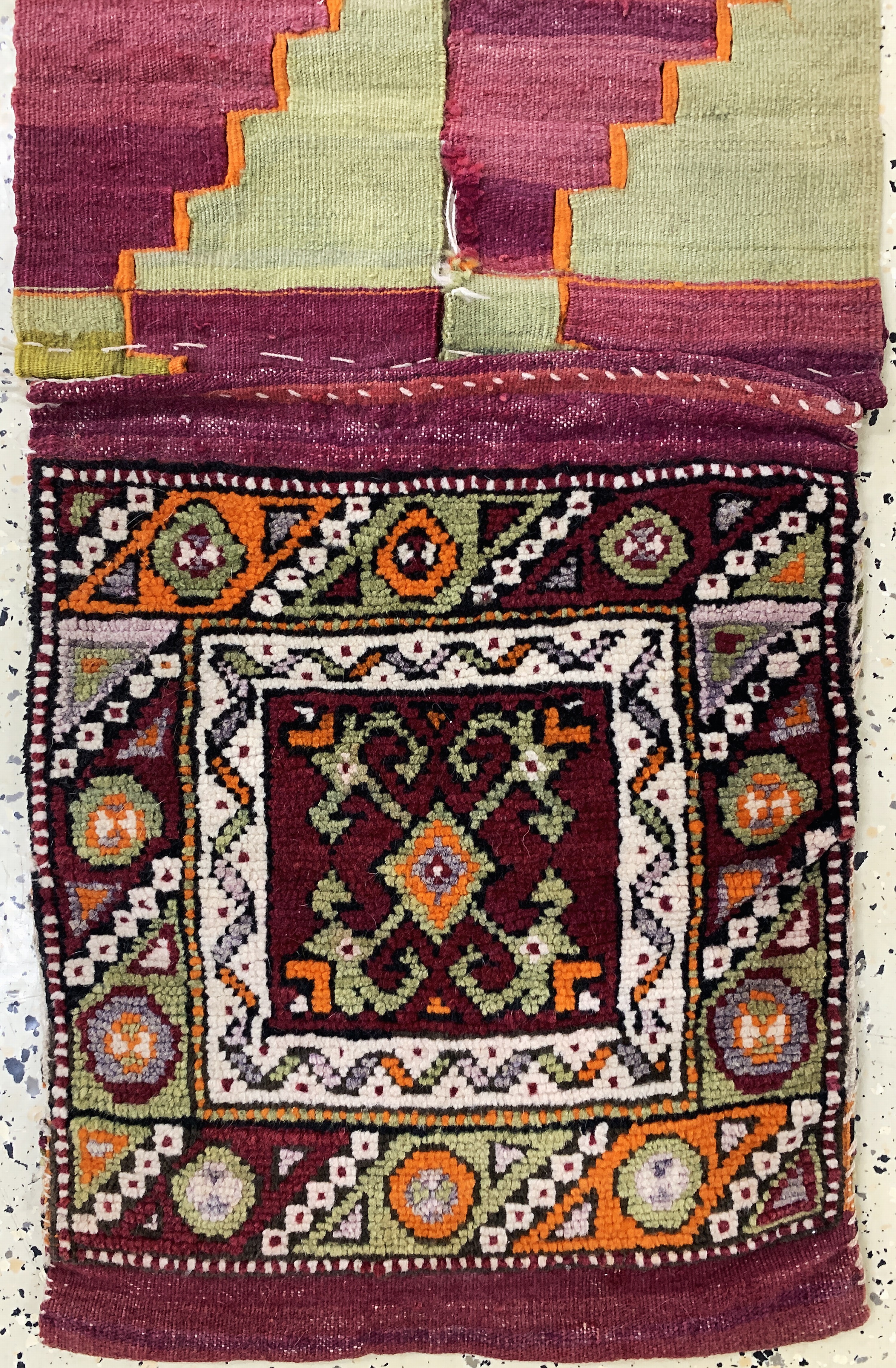 Detail f: 2 Lots Doppelttasche & Malatia Kelim, Türkei, Anfang 20.Jhd, Wolle auf Wolle, ca. 142 x 45 cm & ca. 120 x 97 cm, EHZ: 2