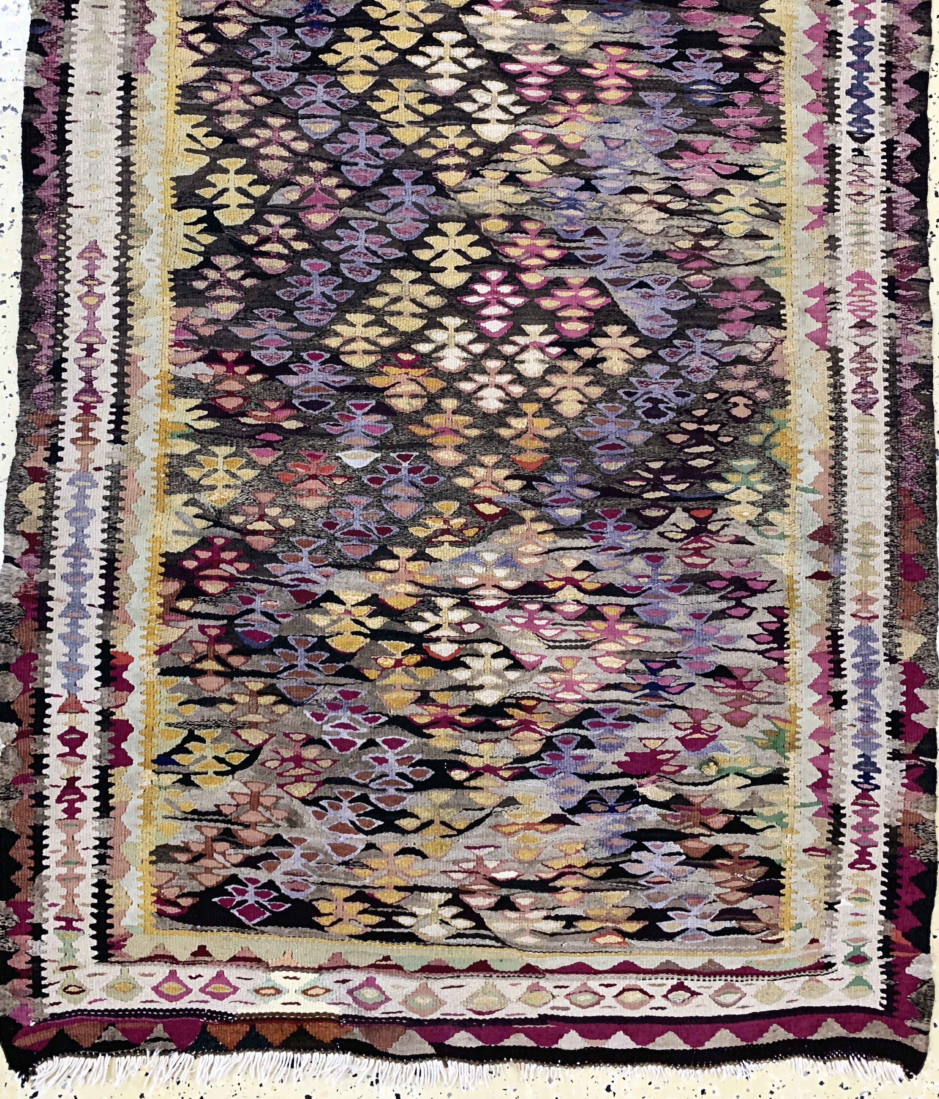 Detail c: Bidjar Kelim, Persien, Anfang 20.Jhd, Wolleauf Baumwolle, ca. 265 x 93 cm, EHZ: 2