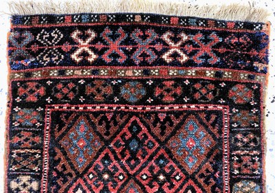 27142528a - 2 Lots Afschar Taschenfront & Jaf, antik, Persien, um 1900, Wolle auf Wolle, ca. 70 x 55 ...