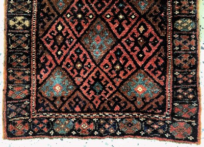 27142528b - 2 Lots Afschar Taschenfront & Jaf, antik, Persien, um 1900, Wolle auf Wolle, ca. 70 x 55 ...