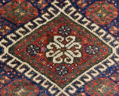 27142528f - 2 Lots Afschar Taschenfront & Jaf, antik, Persien, um 1900, Wolle auf Wolle, ca. 70 x 55 ...