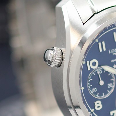 27142576c - LONGINES Spirit ungetragener Herrenchronograph Referenz L3.820.4.93.6, Automatik, ...