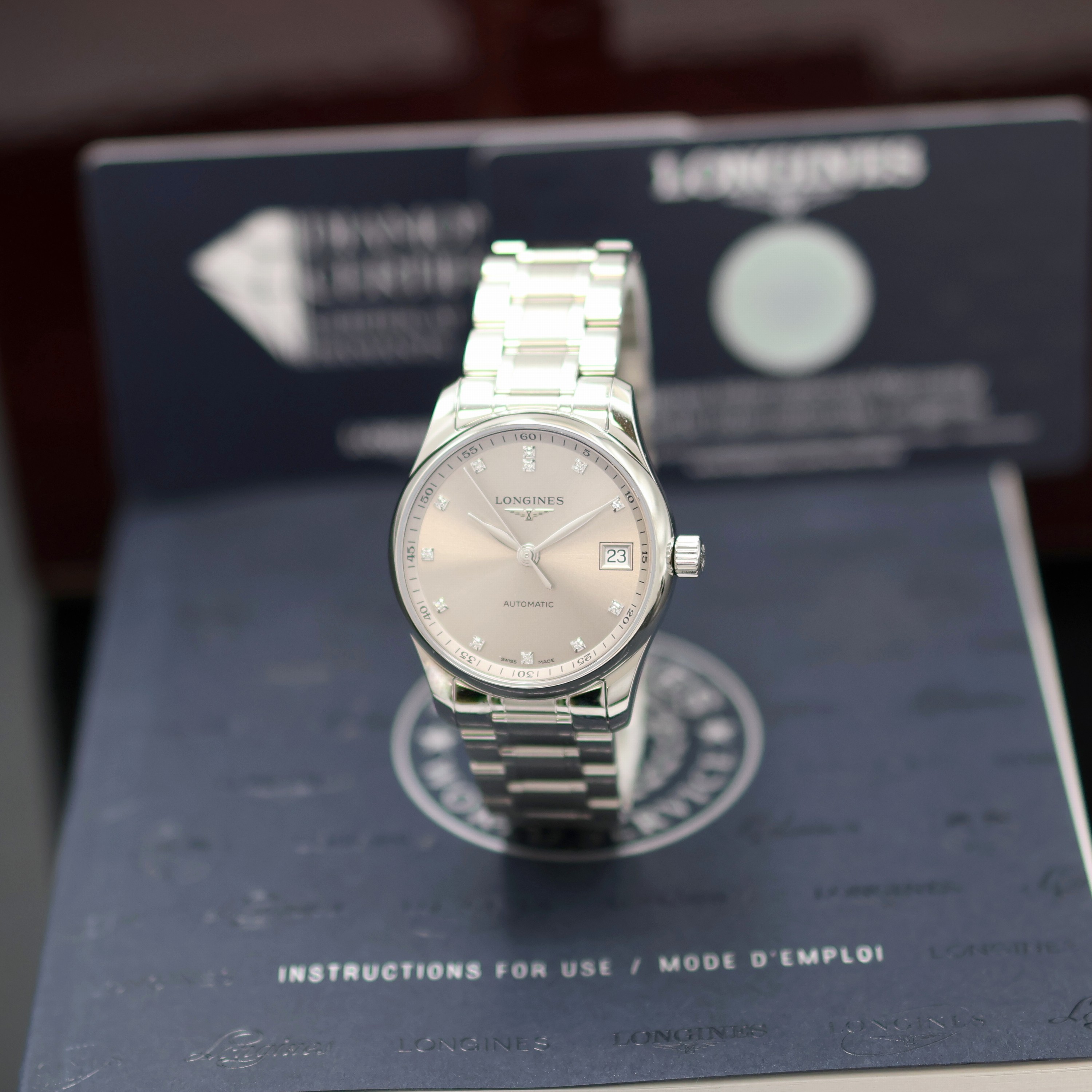 Image 27142697 - LONGINES Master Collection ungetragene Armbanduhr Referenz L2.357.4.07.6, Automatik, ...