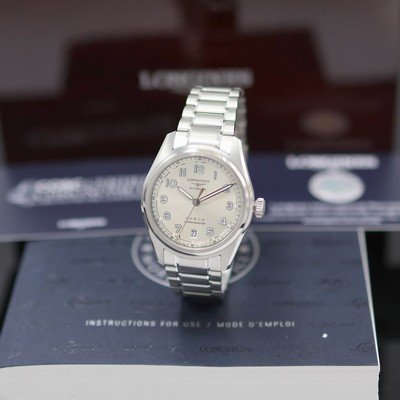 Image LONGINES Spirit chronometer unworn gents wristwatch reference L3.410.4.63.6, self ...