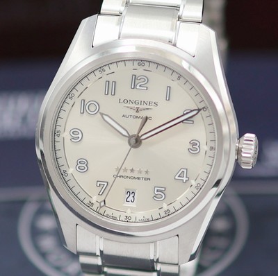 27142692a - LONGINES Spirit Chronometer ungetragene Herrenarmbanduhr Referenz L3.410.4.63.6, ...