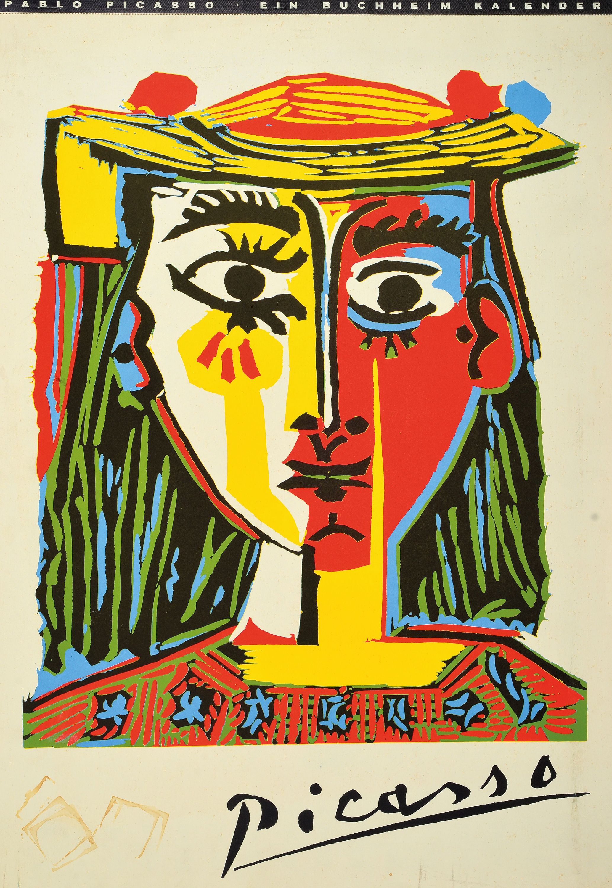 Image 27142714 - Buchheim-Kalender Pablo Picasso, 1969, 12 Abbildungen nach Lithographien, u.a. Faune ...