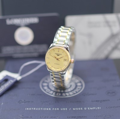 Image LONGINES Master Collection ungetragene Damenarmbanduhr Referenz L2.128.5.37.7, ...