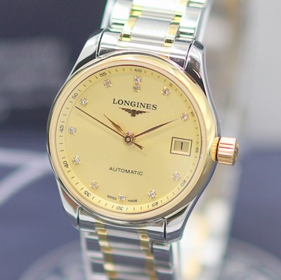 27142983a - LONGINES Master Collection ungetragene Damenarmbanduhr Referenz L2.128.5.37.7, ...