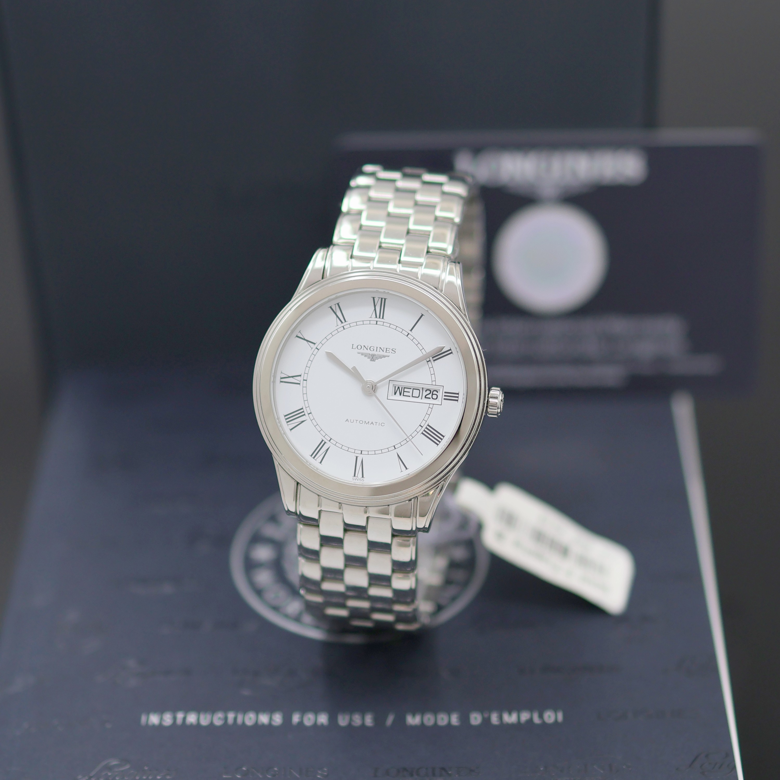 Image 27144000 - LONGINES Flagship ungetragene Herrenarmbanduhr Referenz L4.899.4216, Automatik, beids. ...