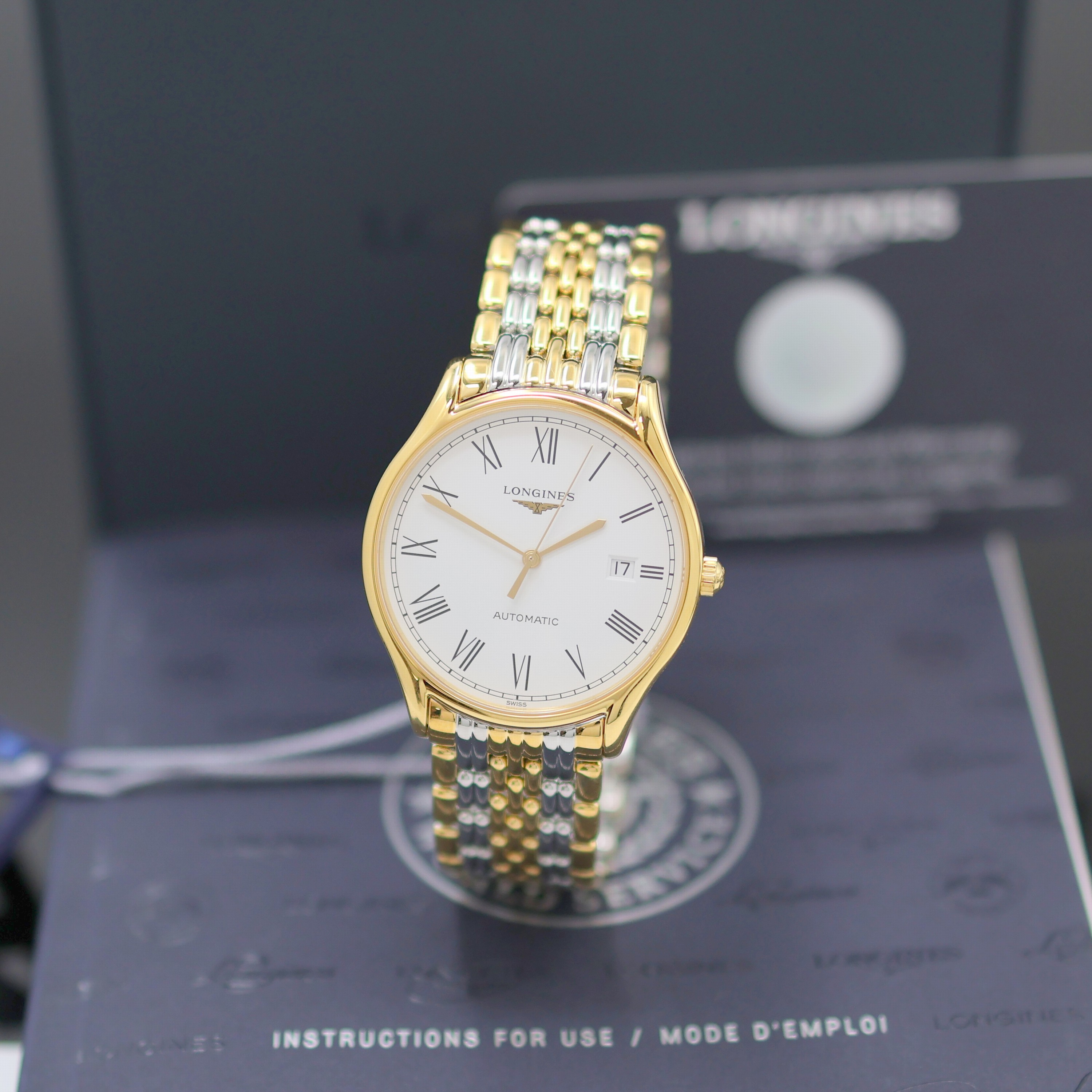 Image 27144023 - LONGINES Lyre ungetragene Herrenarmbanduhr Referenz L4.960.2117, Automatik, ...